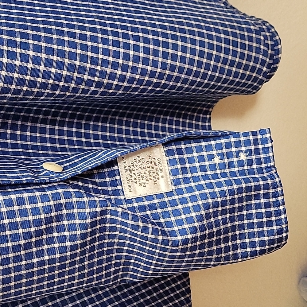 Peter Millar Button-Down - Blue - Large - image 8